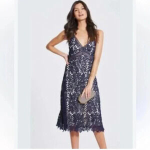 Little Mistress London lace overlay dress sz 4 #005